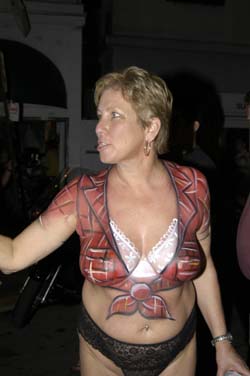 Body Painting 2005 photo - Duval Street, Key West
